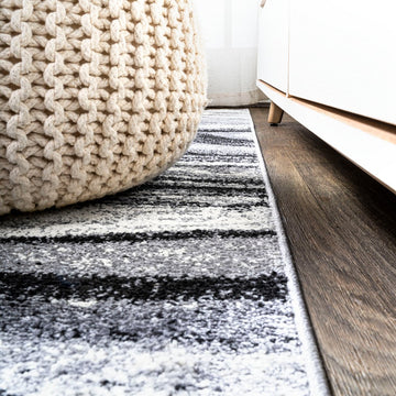 Viscon Abstract Marble Contemporary Area Rug